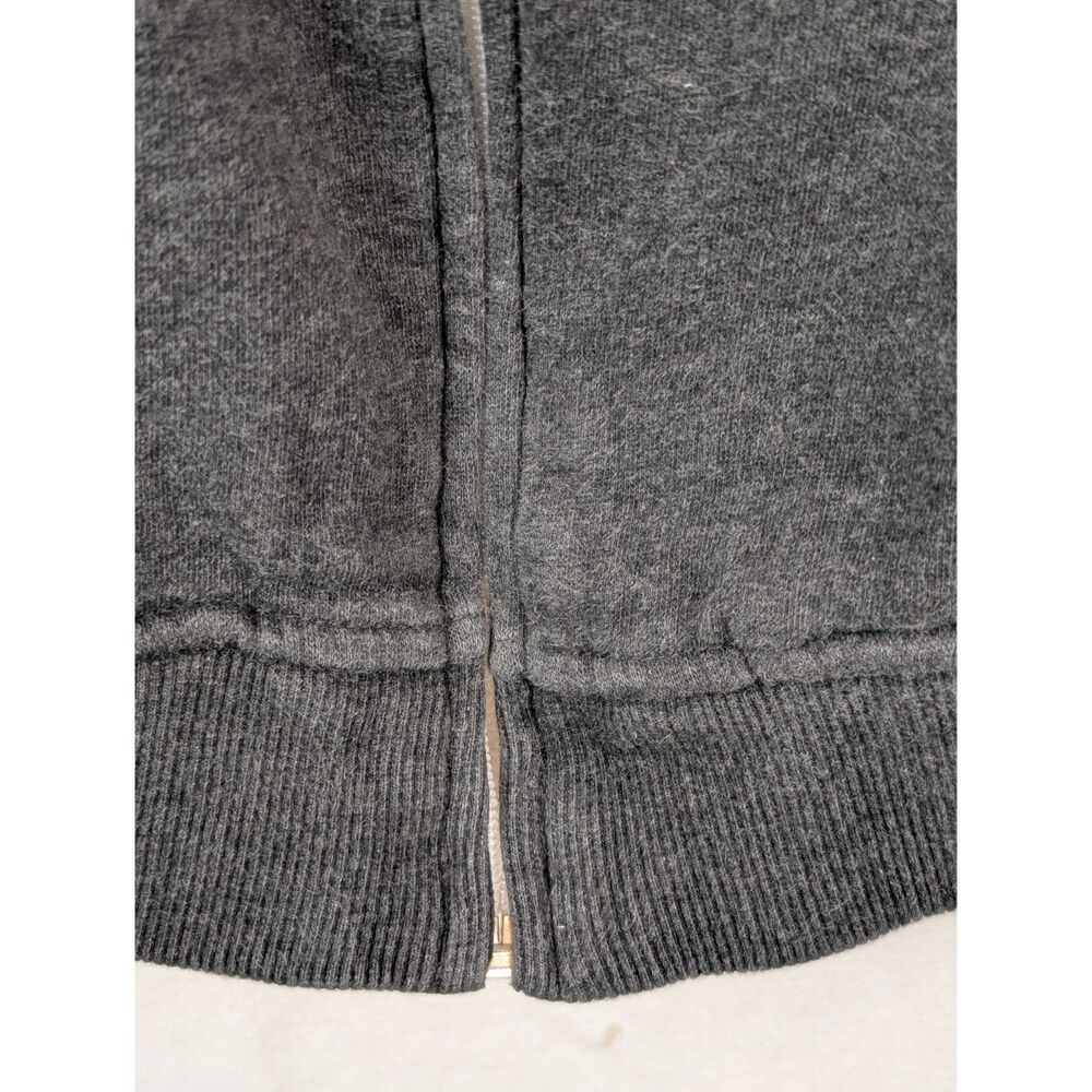 Y2K Sean John Full Zip Hooded Sweater Grey , Black and White Men's Size 3XL - Picture 5 of 16